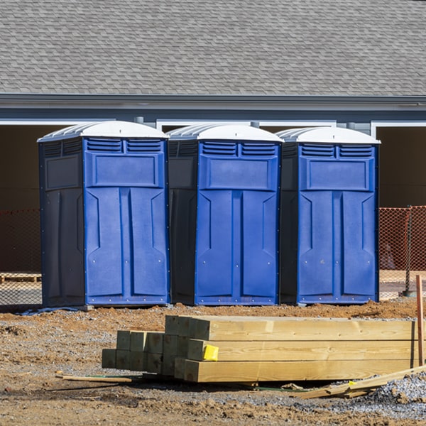 is there a specific order in which to place multiple porta potties in Patten Maine